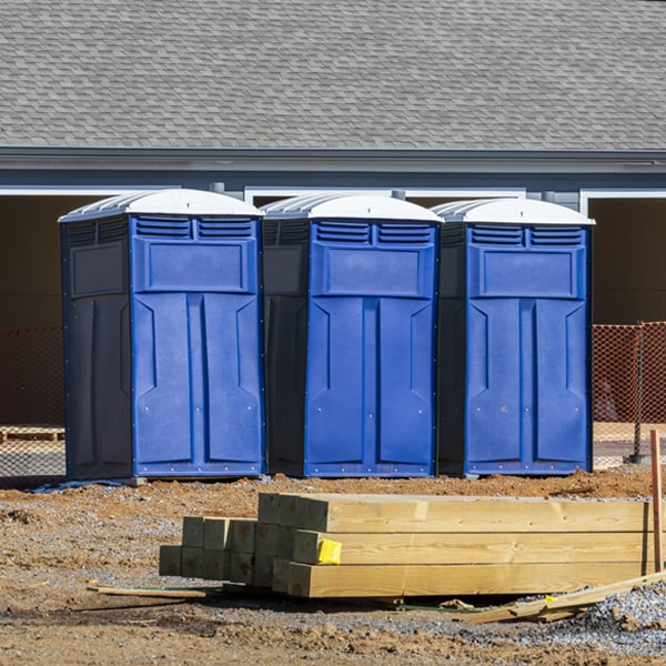 how do you ensure the portable restrooms are secure and safe from vandalism during an event in Lovejoy